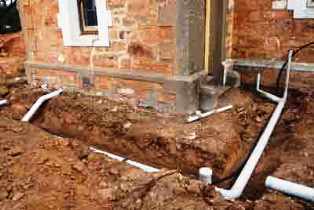 outside drainage Rush Green